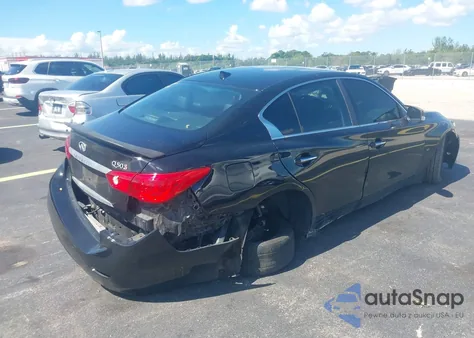 2015 Infiniti Q50 Premium z USA, uszkodzony, nr VIN JN1BV7AR0FM407689